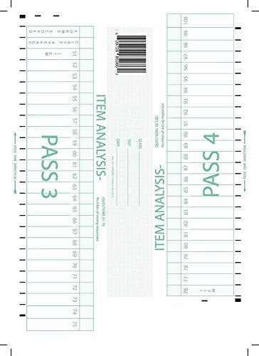 TEST-ITEM100 Item Analysis 9700 100 Question Compatible Testing Forms