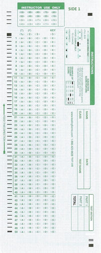 Scantron Compatible Testing Forms For Canada (Free Priority Shipping)