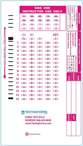 TEST-815E  Quiz Strips