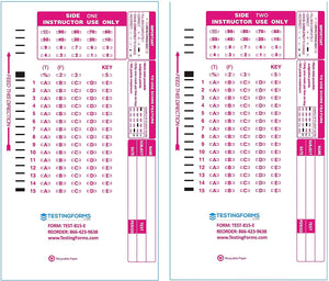 TEST-815E  Quiz Strips