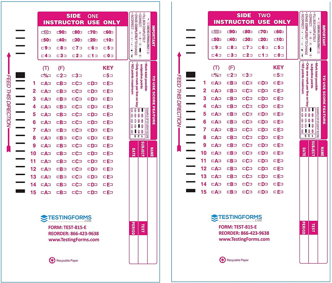 TEST-815E  Quiz Strips